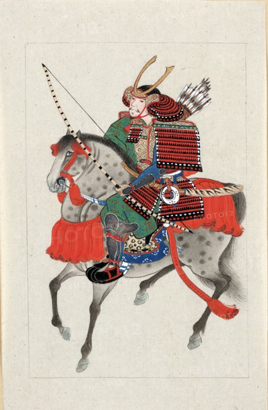 Samurai on horseback
