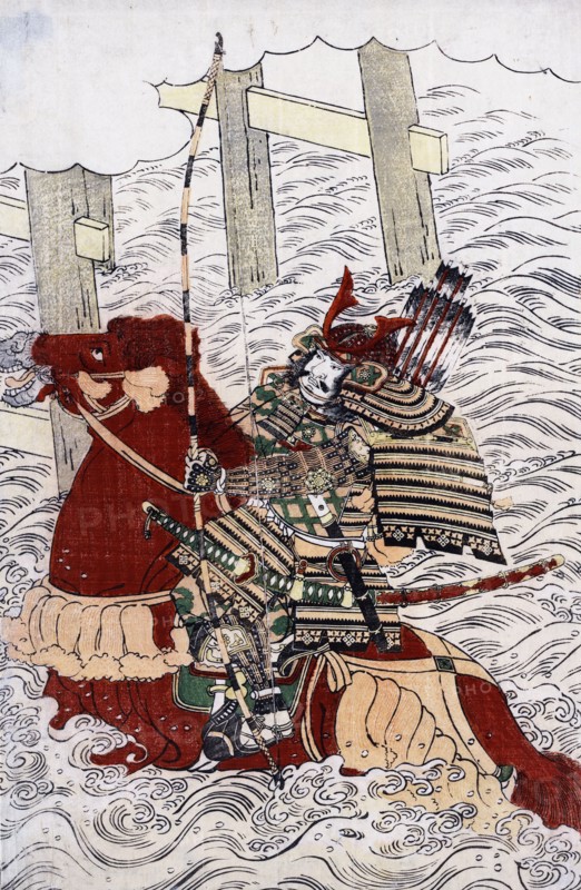 Sasaki no Takatsuna at the Battle of Uji River