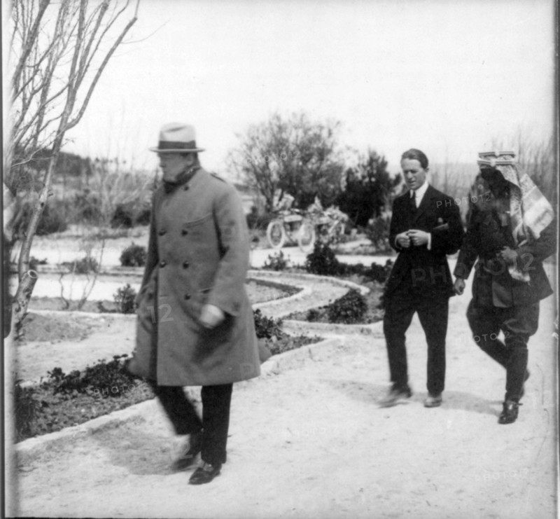 Winston Churchill, 'Lawrence of Arabia,' and Emir Abdullah