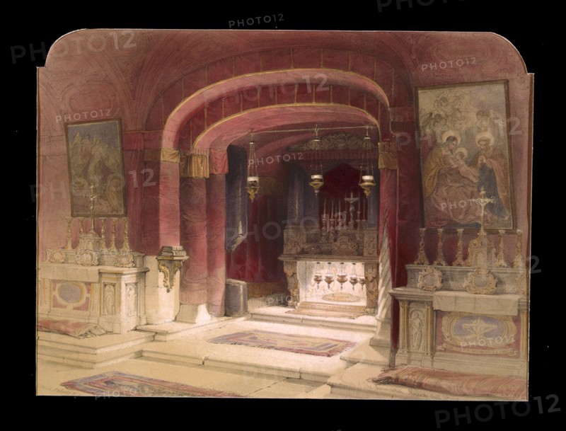 Shrine of the Annunciation, Nazareth 1839