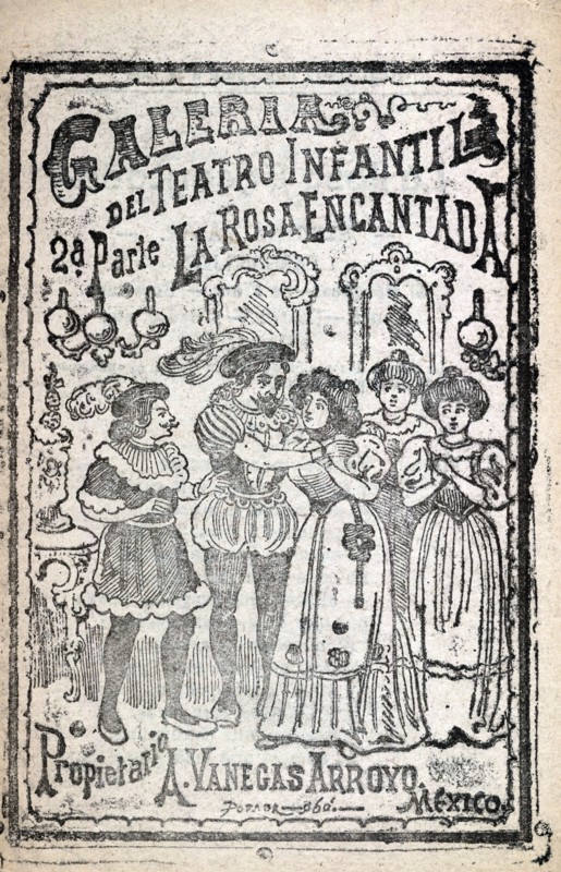 Title page of La Rosa encantada