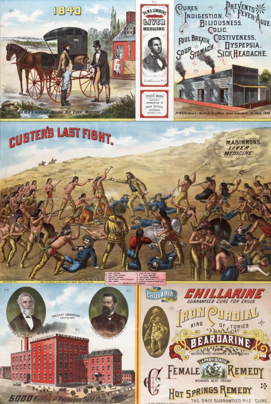 Advertisement for a patent medicine
