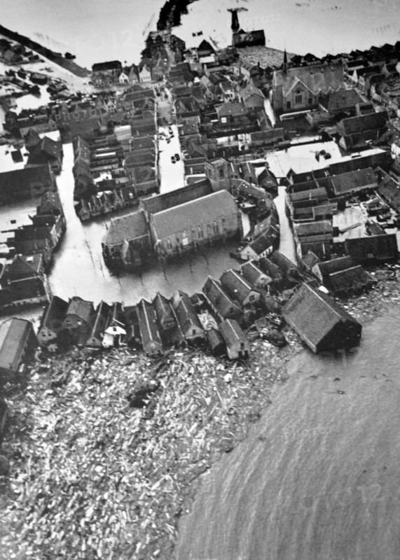 Flood defences in the Netherlands were breached during the the 1953 floods
