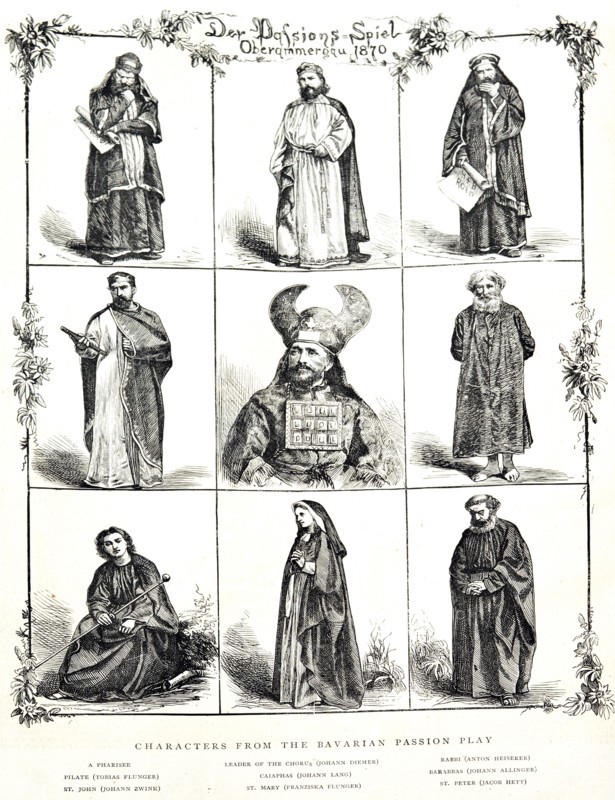 Poster for the Bavarian Passion Play
