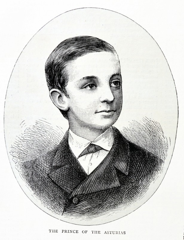 Portrait of Prince Alfonso xii of Spain
