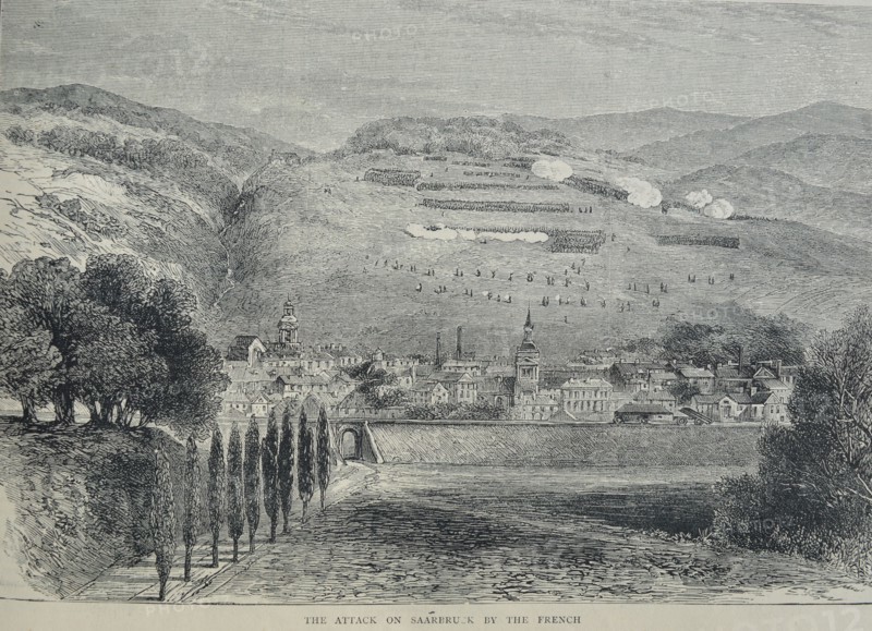 The Attack on Saarbruk by the French