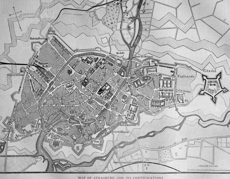 Map of Strasburg