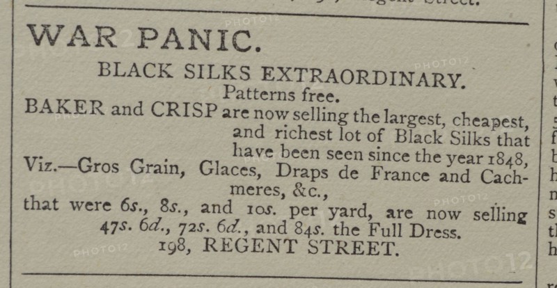 War Panic Advert