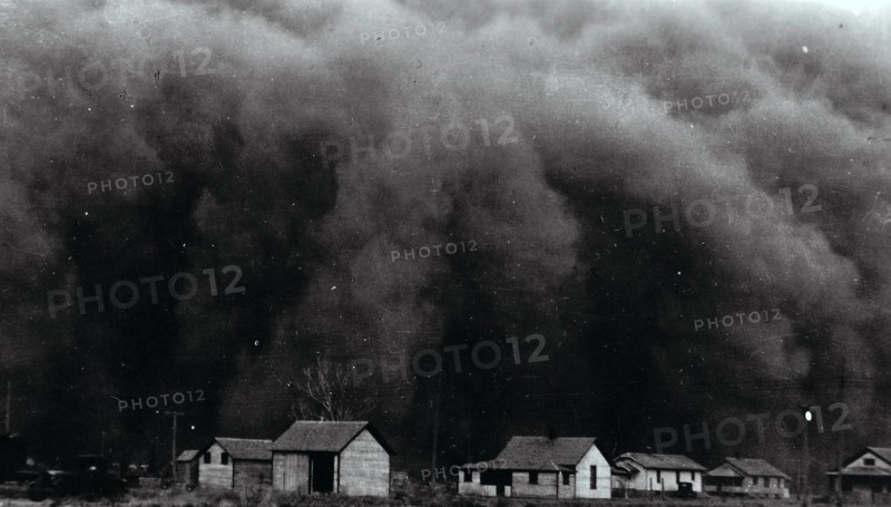 Photograph of Dust Clouds