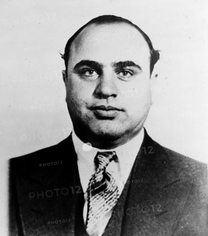 Mugshot of Al Capone