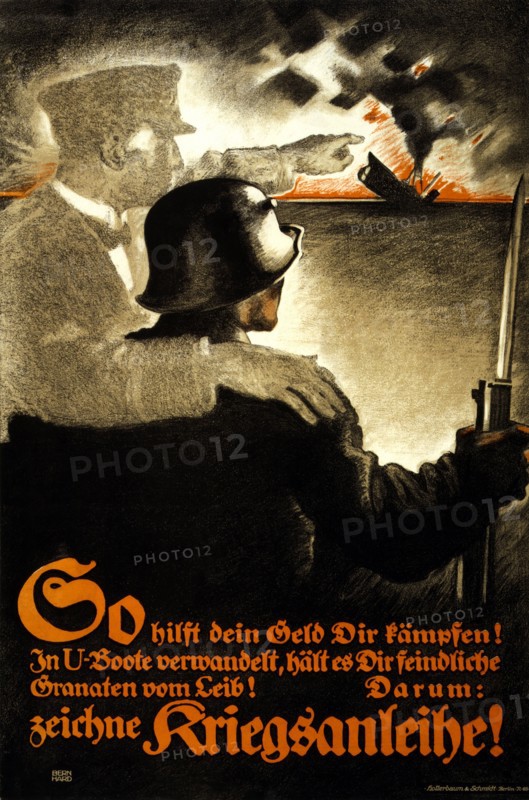 German propaganda poster from World War I.