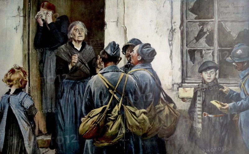 A mother receives news of the death of her son during WWI