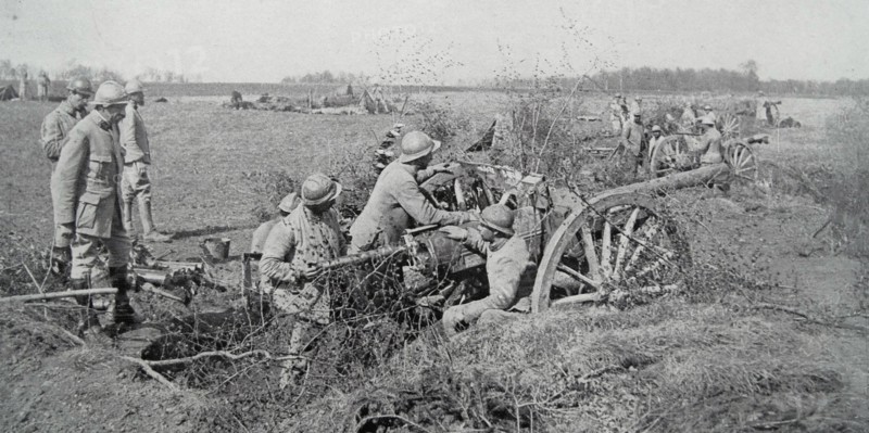 French artillery during WWI