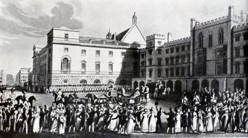 The House of Lords in the old parliament building