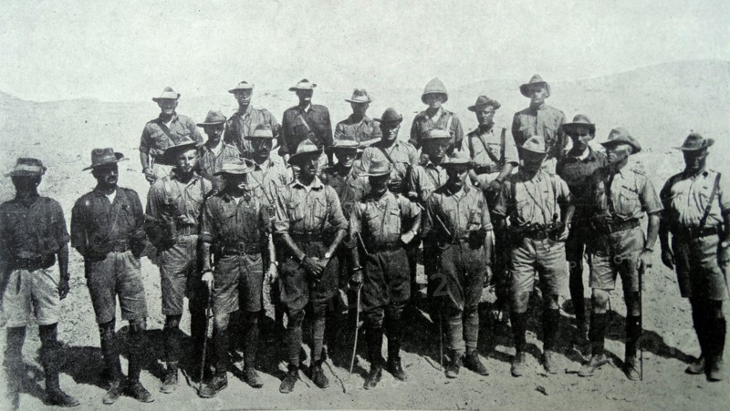 Junior officers of the Rand light infantry
