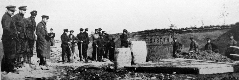 A Belgian position at the front line named after Belgian Queen Elizabeth