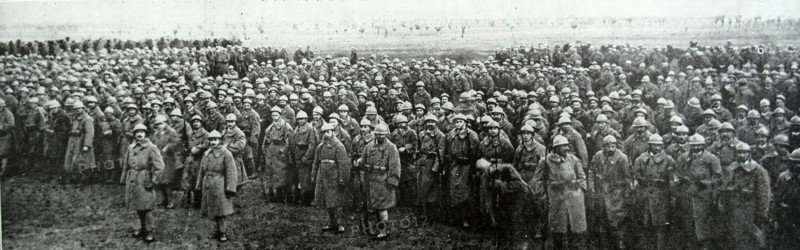 Italian infantry regiment during WWI 1917