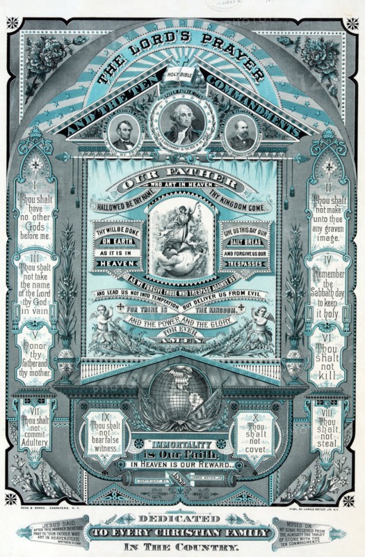 The Lord's Prayer and the Ten Commandments