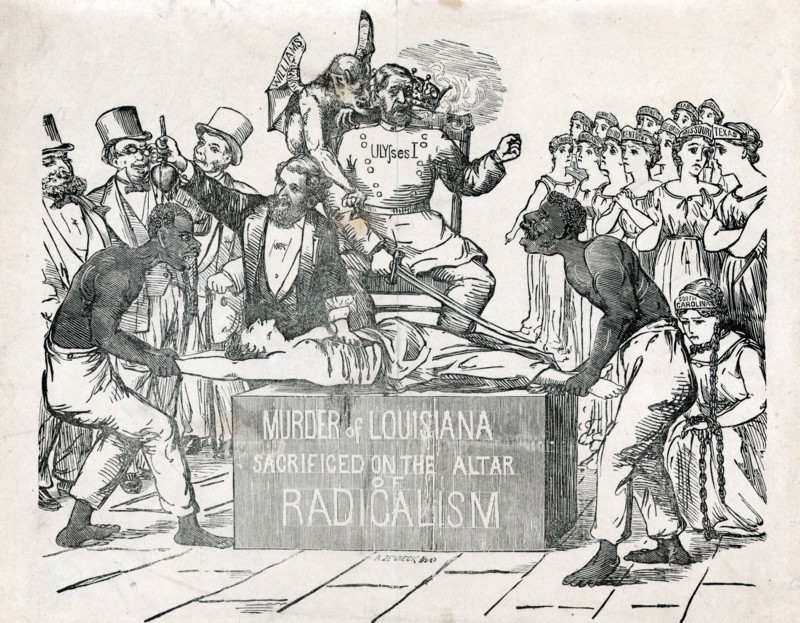 President Ulysses Grant and Congress turning a blind eye to the election of William Kellogg