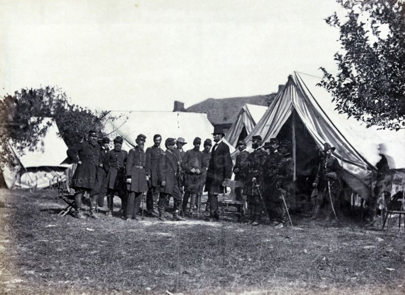 Abraham Lincoln at Antietam, Maryland
