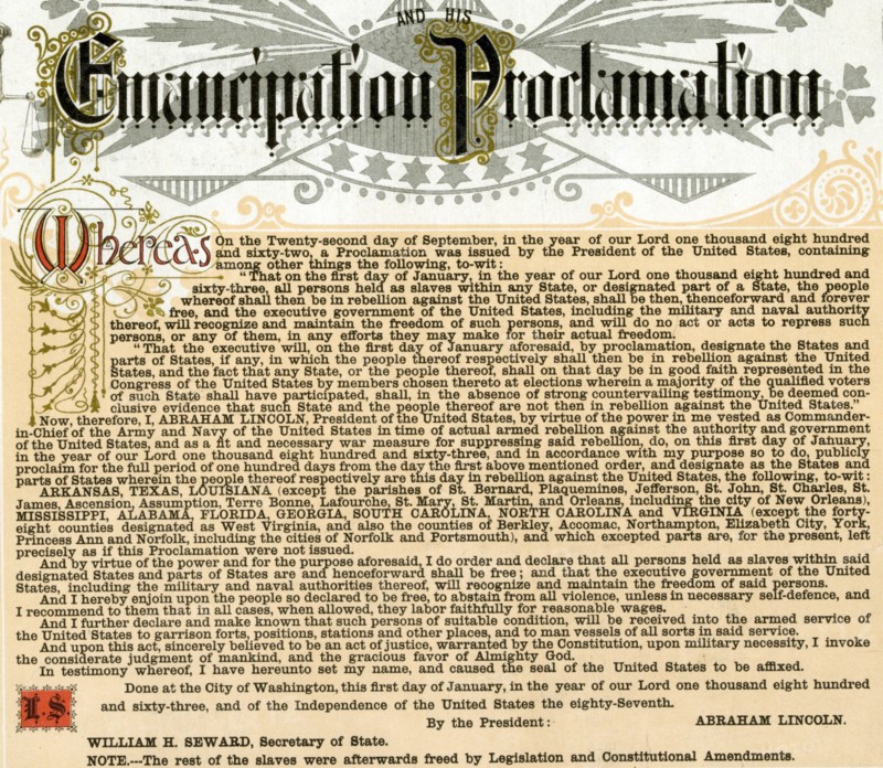 Text of the Emancipation Proclamation