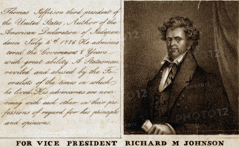 Campaign material for Van Buren and Johnson