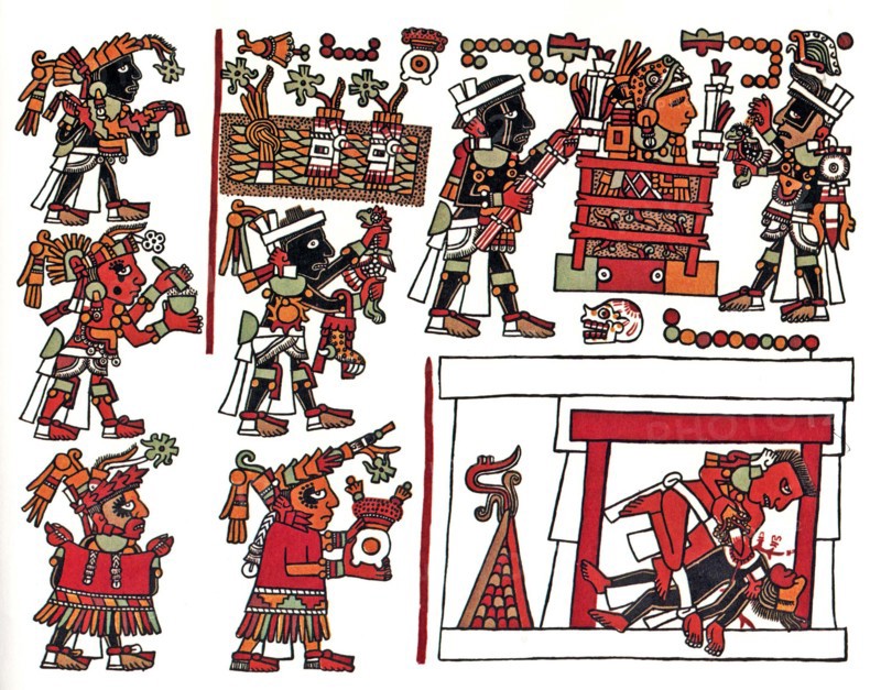Detail from the Codex Zouche-Nuttall