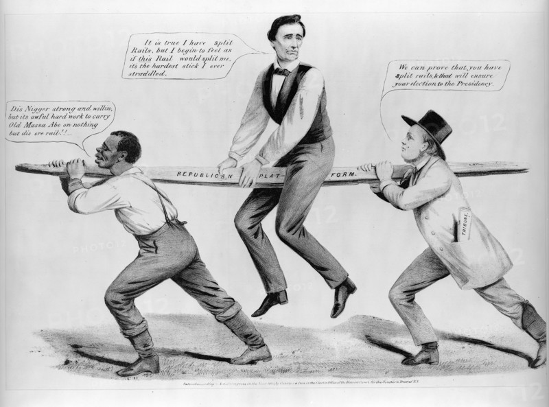 Satire on Republican platform's antislavery plank