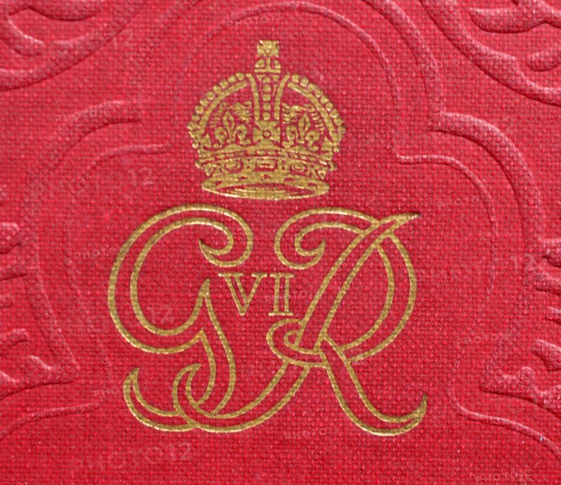 Commorative book to mark the corination of King George VI