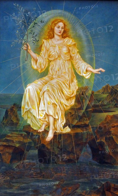 Lux and Tenebris' (Light in the darkness); 1895 by Evelyn De Morgan