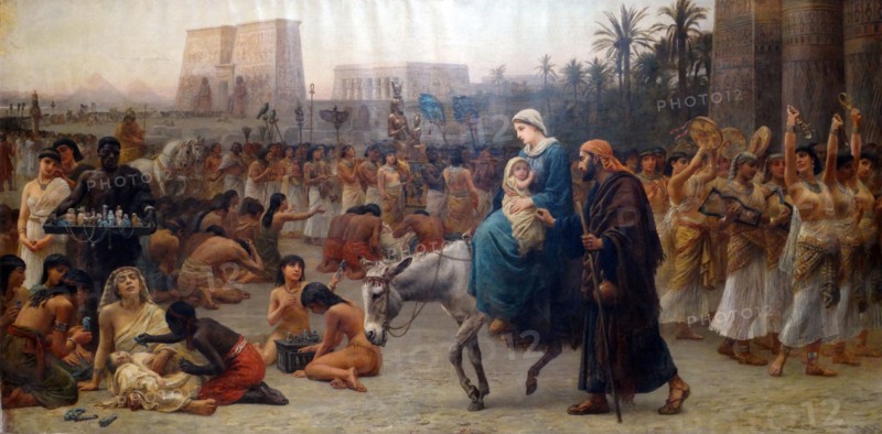 The Flight into Egypt 1883 by Edwin Long