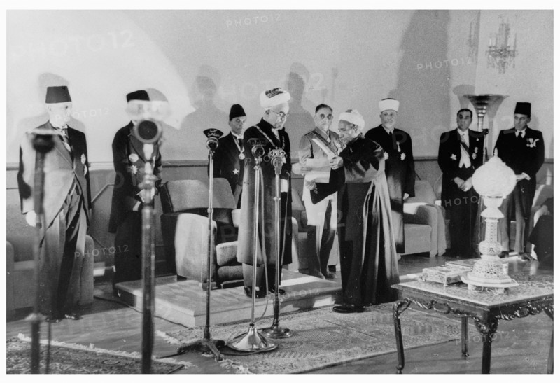 Coronation of King Abdullah of Jordan (trans-Jordan); in Amman on May 25, 1946