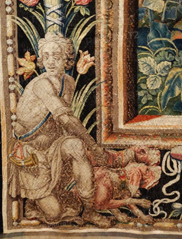 Tapestry made at the workshop of Philip de Maecht