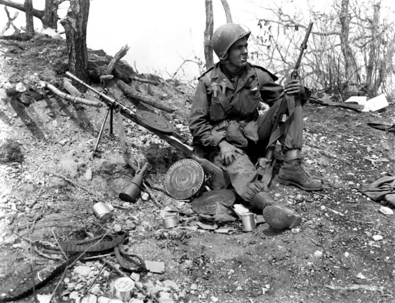 Photograph of an American Soldier taken during the Korean War