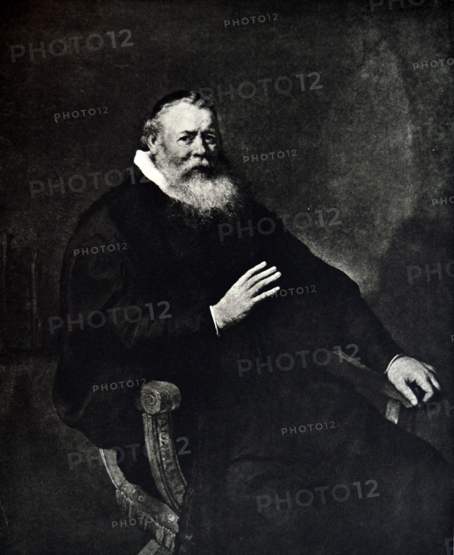 Portrait of Eleazar Swalmius, Minister of Amsterdam