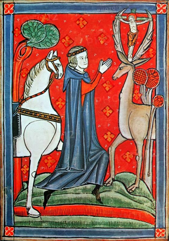 Painting titled 'Psalterium cum canticis St. Eustace'