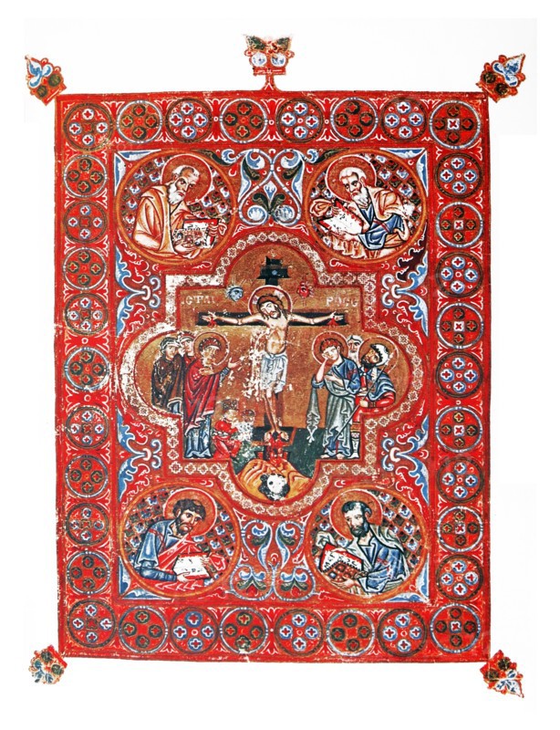 Psalter titled 'Crucifixion'