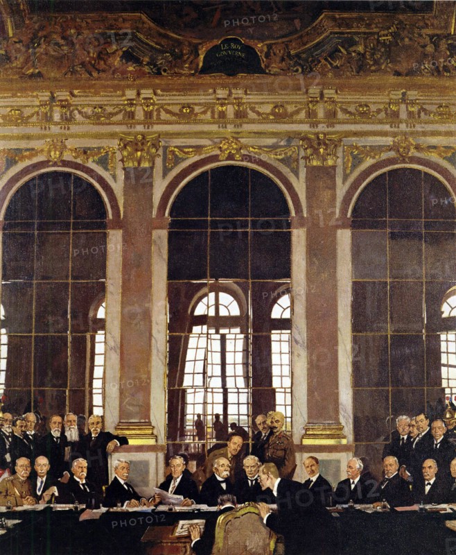 Signing of the Treaty of Versailles, 28 June 1919