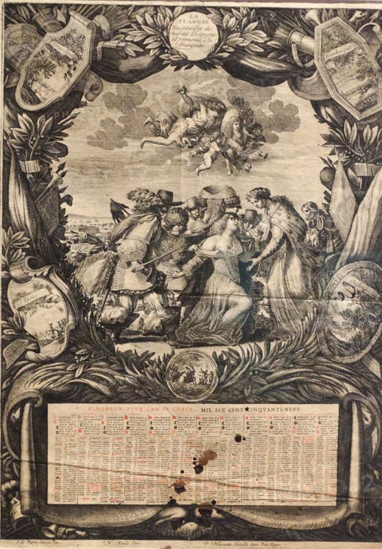 Allegory on the Submission of Flanders to Louis XIV