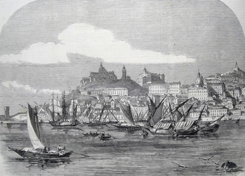 Ancona; in the Papal States.