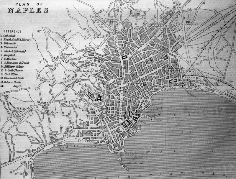 Plan of Naples.