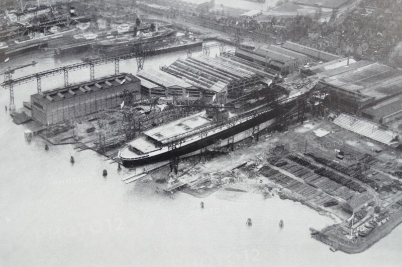 The 'New Amsterdam' under construction.