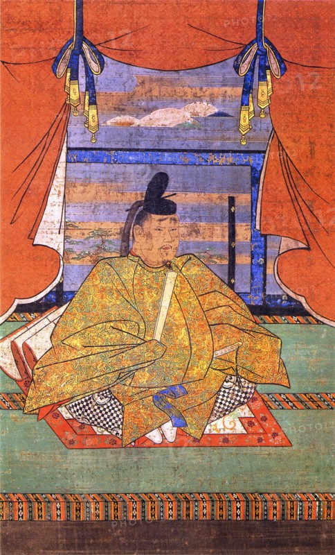 Japanese painting of Emperor Murakami