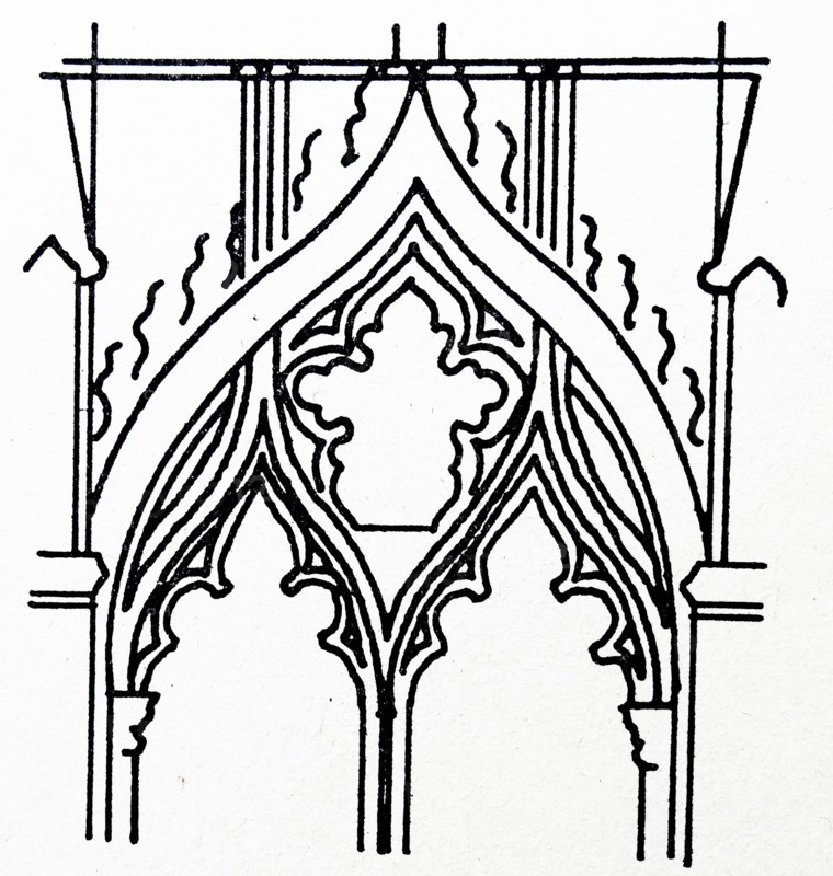 Sketch of the Lady Chapel of Ely Cathedral