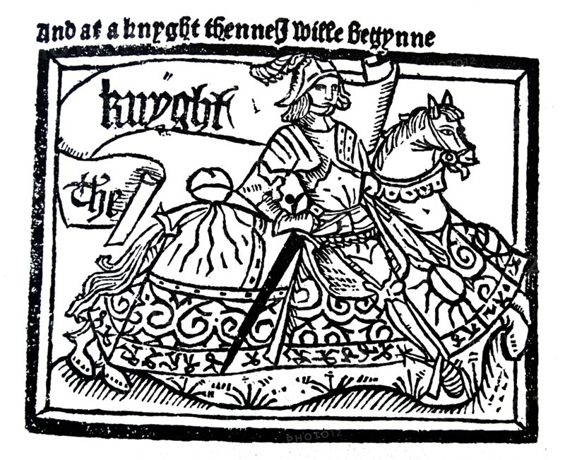 The Chaucer's Knight, from the Canterbury Tales