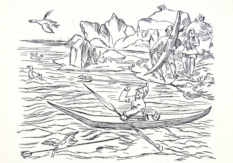 Greenlanders as seen by Martin Frobisher
