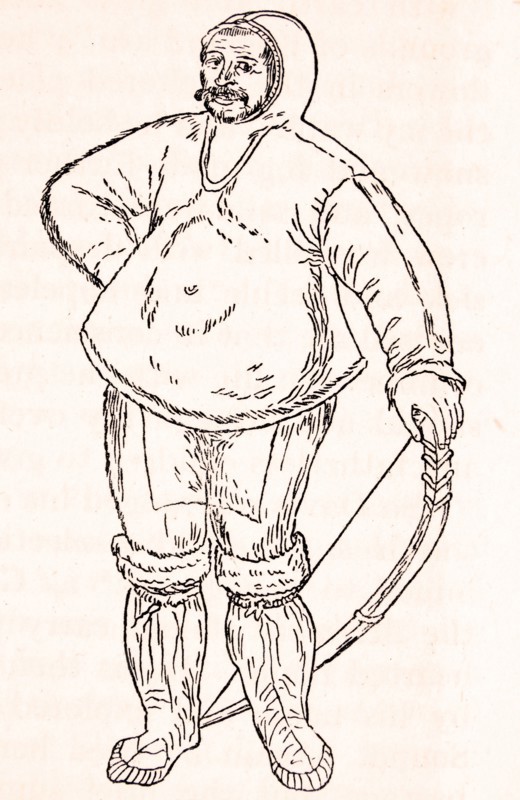 An Eskimo- from a water-colour drawing by John White
