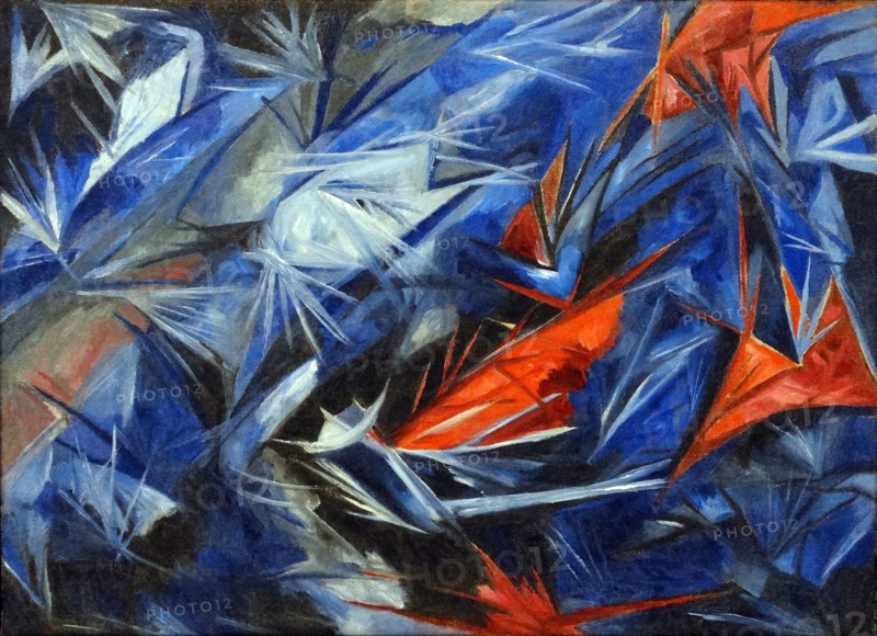 Rayonist Sea by Natalia Goncharova