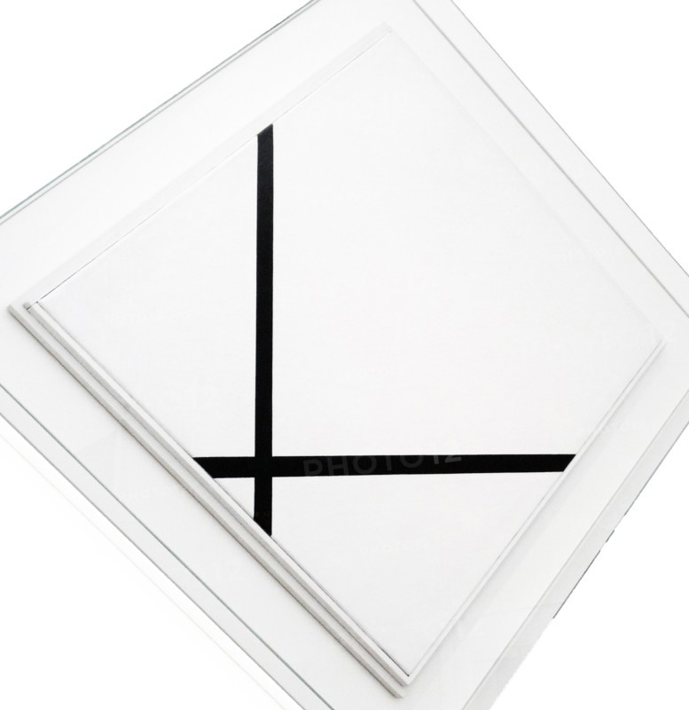 Lozenge Composition with Two Lines by Piet Mondrian