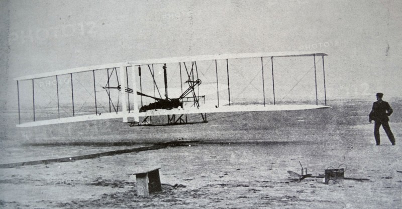The Flyer makes a perfect take-off